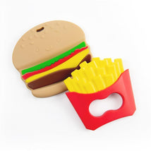 Primo Passi - Silicone Baby Teether, Fries & Hamburguer Image 1
