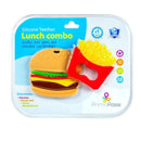 Primo Passi Silicone Baby Teether | Silicone Toy | Silicone Teether - Fries and Hamburguer ( Lunch Combo) Image 2