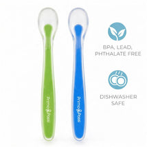 Primo Passi - 4Pk Silicone Spoon, Blue/Green Image 2