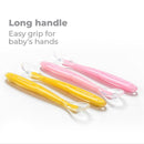 Primo Passi - 4Pk Silicone Spoon, Pink/Yellow Image 4