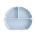 Primo Passi Silicone Suction Plate, Dusty Blue Image 1