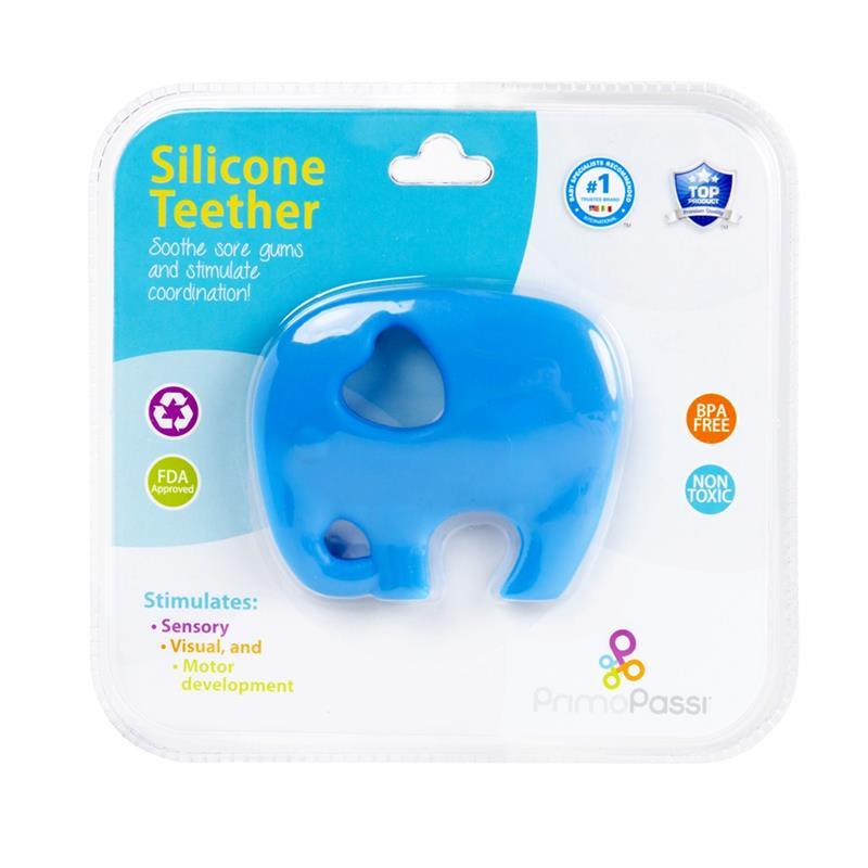 Primo Passi - Silicone Baby Teether, Elephant Image 2