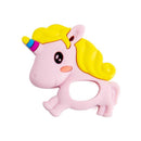 Primo Passi - Silicone Baby Teether, Pink Unicorn Image 1