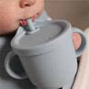Primo Passi Silicone Training Cup & Snack Cup, Senior Gray Image 8