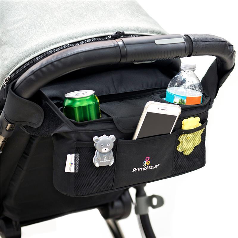 Primo Passi - Stroller Handle Organizer | Baby Stroller Organizer, Black Image 1