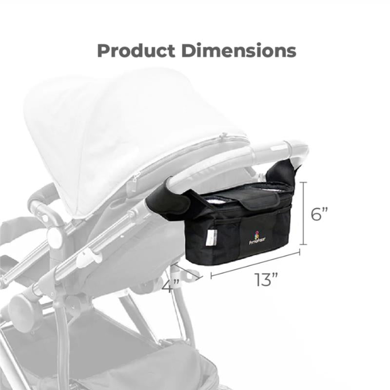 Primo Passi - Baby Stroller Handle Organizer, Black Image 5