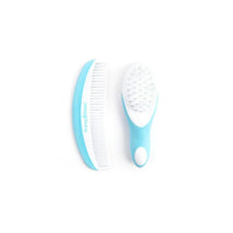 Primo Passi Super Soft Baby Comb And Brush Set (Blue) + Magic Detangler Conditioner  Image 2
