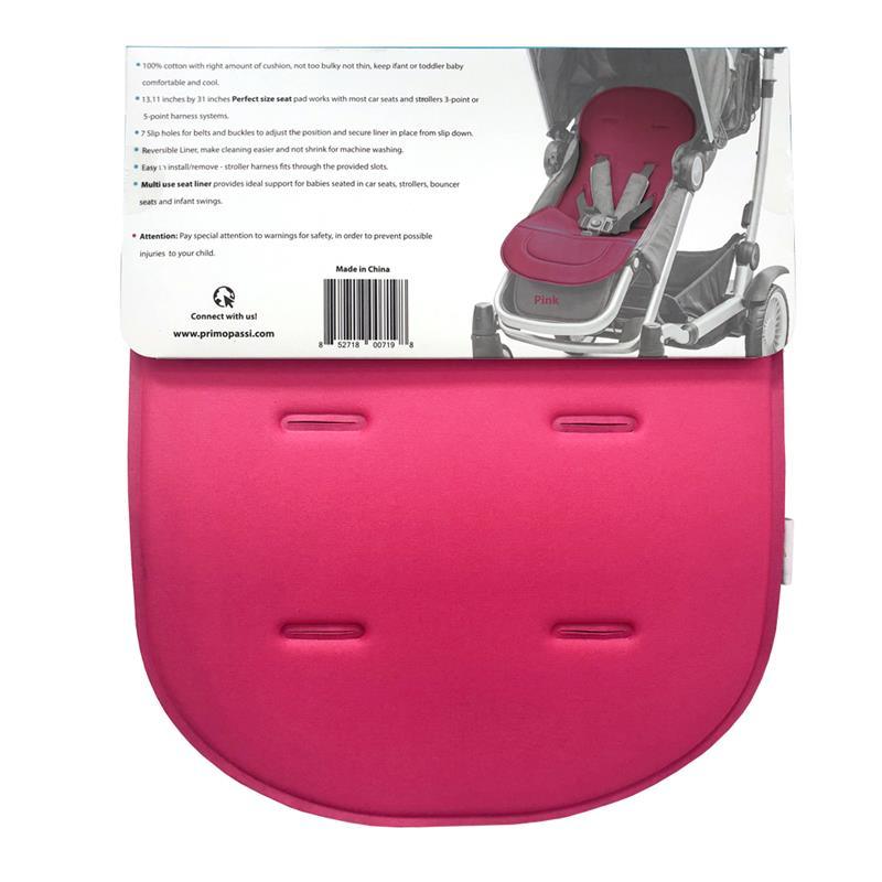 Primo Passi Universal Stroller Liner - Pink Image 2