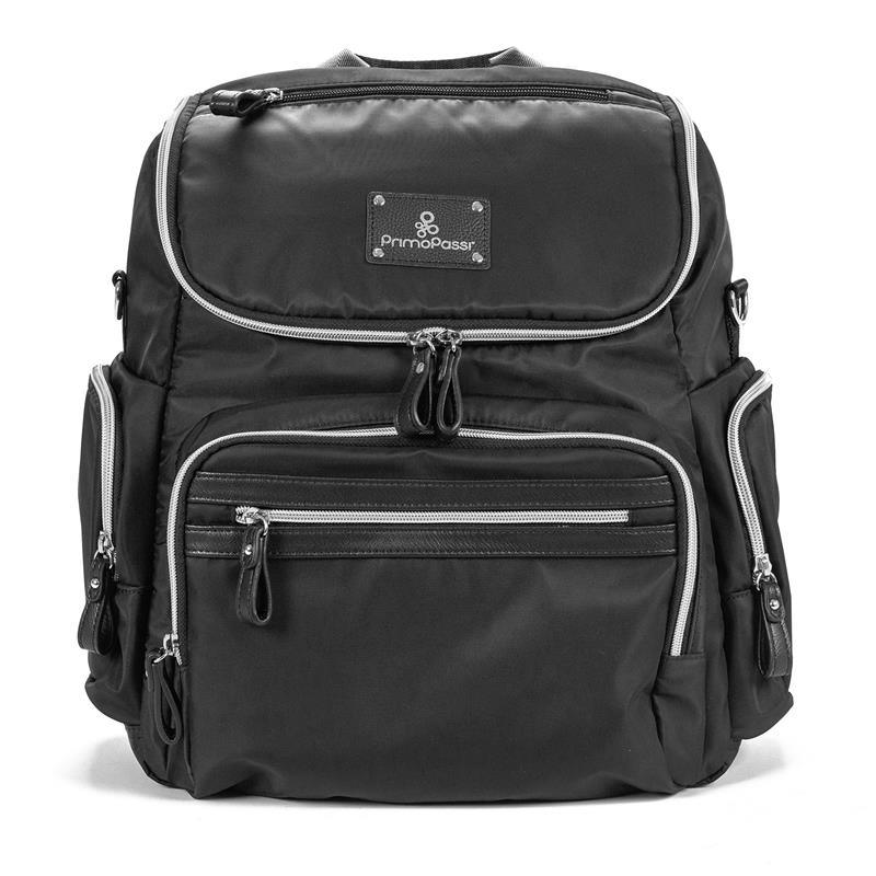 Primo Passi - Vittoria Diaper Bag Backpack, Black Image 1