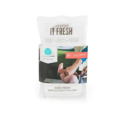 Replacement pillows for the Prince Lionheart Ever-Fresh System, featuring a baby and hands on the packaging.