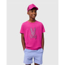 Psycho Bunny Kids - Riviera Graphic Tee, Fuschia Red Image 1