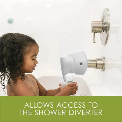 Puj - Snug, Ultra-Soft Spout Cover for Bathtub Taps, Elephant, White Image 2