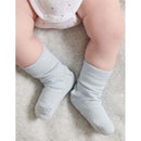 Pure Baby - 3Pk Baby Boy Organic Sock Set, Pale Blue Pack Image 3