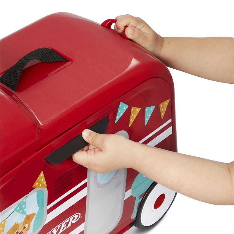 Radio Flyer - 3-in-1 Happy Traveler Camper, Ride on Toy, Toddler Carry-On Storage Image 8