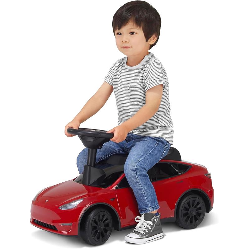 Radio Flyer - My First Tesla Model Y Kids Ride On Toy, Red Image 3
