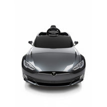 Radio Flyer - Tesla Model S for Kids Electric Car, Silver Metallic Image 2