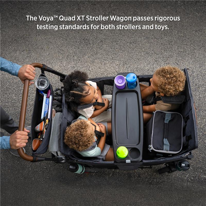 Radio Flyer - Voya XT Baby Stroller Wagon, Gray Image 7