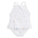 Ralph Lauren Baby - 1Pk All Over Pony Schiffli Swimsuit White Image 2