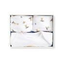 Ralph Lauren Baby 3Pk Box Set Long-Sleeve Interlock Novelty Bear Graphic Bodysuit, Hat, Bib, 9M Image 2