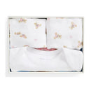 Ralph Lauren Baby - 3Pk Long-Sleeve Interlock Novelty Bear Graphic Bodysuit, Hat & Bib  Image 2
