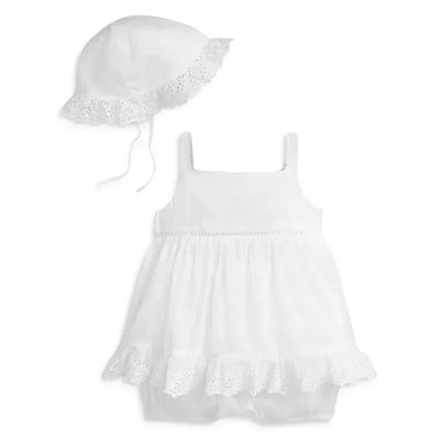 Ralph Lauren Baby - Bowman Tie White Seersucker  Image 1