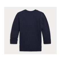 Ralph Lauren Baby - Boy Long-Sleeve Cotton Knit Back To School Bear Graphic Crewneck Sweater Image 2