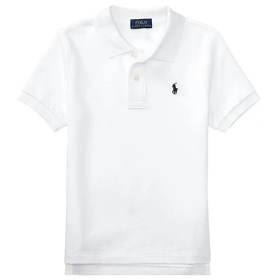 Ralph Lauren Baby - Boy Performance Jersey Polo Shirt, White Image 1