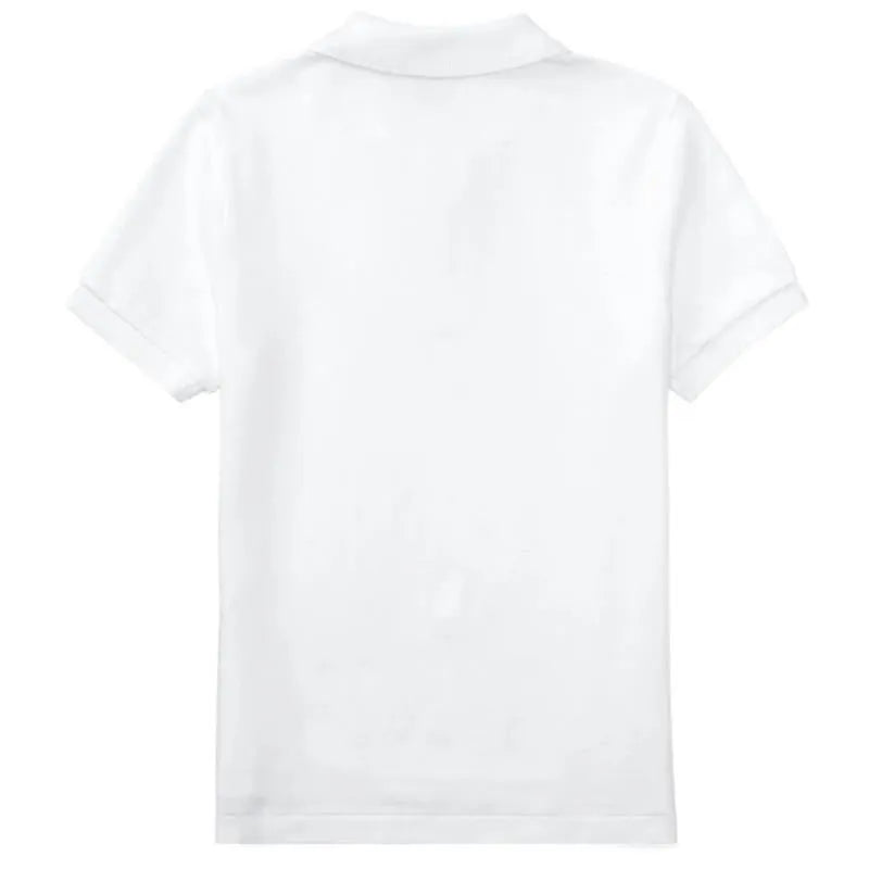 Ralph Lauren Baby - Boy Performance Jersey Polo Shirt, White Image 3