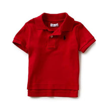 Ralph Lauren Baby - Boys Interlock Polo Shirt, Red Image 1