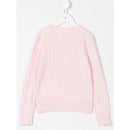 Ralph Lauren Baby Cable-Knit Cotton Cardigan, Hint Of Pink Image 2