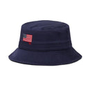 Ralph Lauren Baby - Classic New Bond Chino Flag Embroidered Loft Bucket Hat Navy Image 1