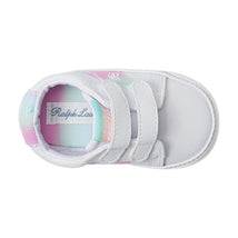 Ralph Lauren Baby - Girl Sayer EZ Rainbow Detail Sneaker Crib Shoes, White Image 2