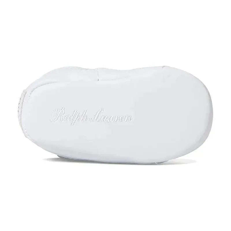 Ralph Lauren Baby - Girl Sayer EZ Rainbow Detail Sneaker Crib Shoes, White Image 3