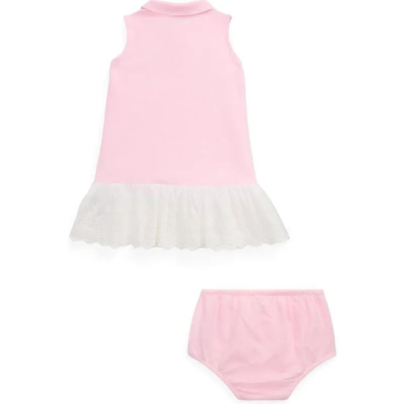 white christmas dresses Ralph Lauren - Baby Girl Sleeveless Oxford Mesh Polo Dress With Embroidered Hem, Carmel Pink white christmas dresses Ralph Lauren - Baby Girl Sleeveless Oxford Mesh Polo Dress With Embroidered Hem, Carmel Pink