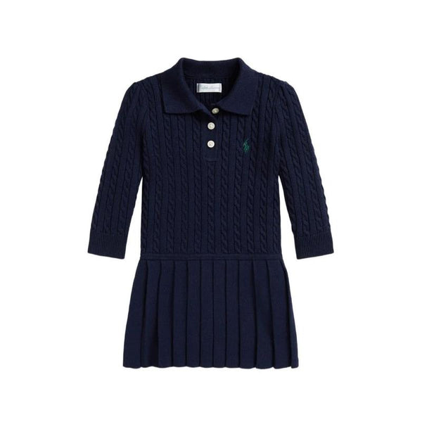 Polo Ralph Lauren Baby Girls Cable-Knit Sweater Dress