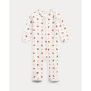 Ralph Lauren Baby Long-Sleeve Cotton Interlock Novelty Bear Printed Zip Coverall Image 1
