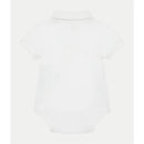 Ralph Lauren Baby - Short-Sleeve Basic Mesh Polo Bodysuit, White Image 2