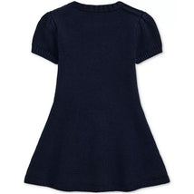 Ralph Lauren Baby - Short-Sleeve Combed Cotton Flag Sweater Dress Image 2