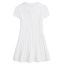 Ralph Lauren Baby Short-Sleeve Cotton Cable-Knit Polo Dreshort Sleeve Optic White  Image 2