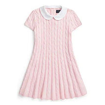 Ralph Lauren Baby - Short-Sleeve Cotton Cable Knit Sweater Dress Image 1