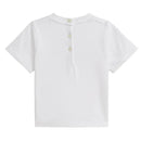 Ralph Lauren Baby Short-Sleeve Jersey Knit Polo Bear Graphic T-Shirt, White Image 2