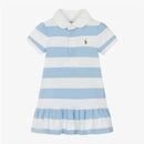 Ralph Lauren Baby - Short-Sleeve Rugby Jersey Knit Polo Peplum Dress Image 1