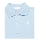 Ralph Lauren Baby Short Sleeve Solid Mesh Office Blue Image 3