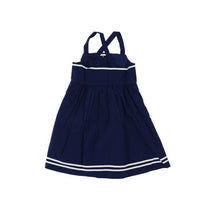 Ralph Lauren Baby - Sleeveless Nautical Seersucker Dress, Navy Image 2