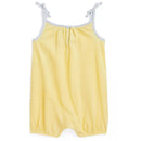Ralph Lauren Baby - Sleeveless Oxford Mesh Tank Bubble Shortall, Yellow Image 2