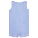Ralph Lauren Baby - Sleeveless Oxford Mesh Tank Shortall, Blue Image 2