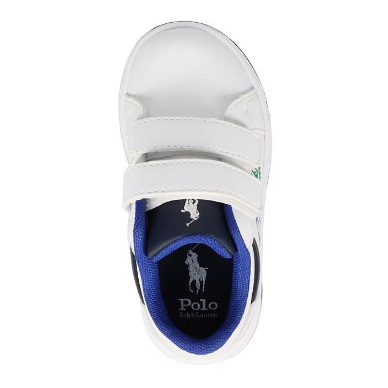 Ralph Lauren Baby - Toddler Boy Heritage Court IV Graphic EZ Sneakers Image 4