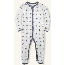 Ralph Lauren Bear Print Cotton Coverall, French Navy Image 1