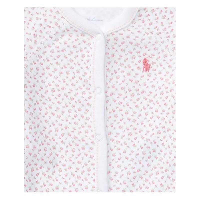 Ralph Lauren Floral Printed Coverall, Pink Image 3