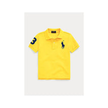 Ralph Lauren - Short-Sleeve Big Pony Mesh Polo Racing Yellow  Image 1